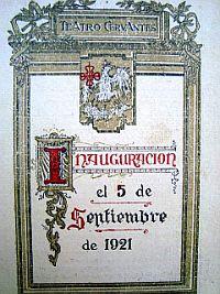 Programa Inaugural del Cervantes
